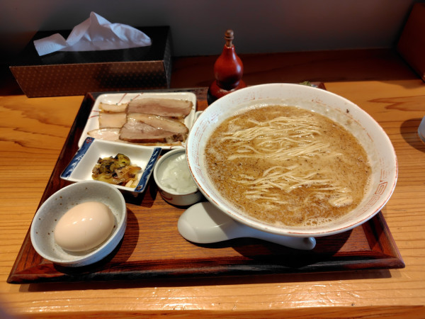 「特製鯖¥1600」@炭火焼濃厚中華そば 海富道の写真