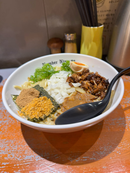 「まぜそば」@麺Dining Number Nine 09の写真