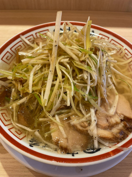 「冷かけ中華そば ねぎ」@中華そば専門 田中そば店 武蔵境店の写真