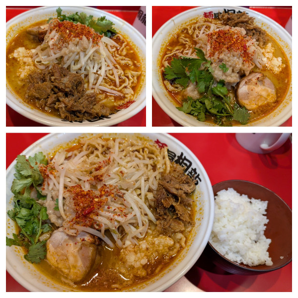 「【限定】トムヤムらーめん小➕ライスダブル」@麺屋 桐龍の写真