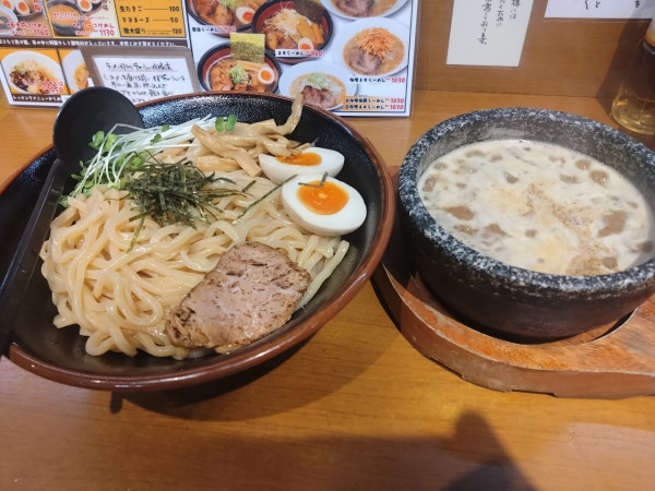 「濃厚つけ麺大盛り」@中華そば みやこ家の写真