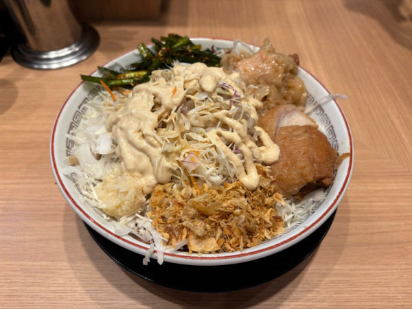 「小冷やし中華 + 辛ニラ」@豚山 武蔵村山店の写真