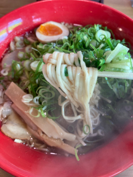 「ねぎ醤油ラーメン860 大盛110」@満麺亭の写真