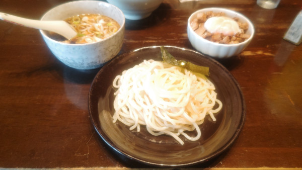 「丸永のつけそば９００円＆チャーシュー卵丼４００円」@つけそば丸永 飯能店の写真