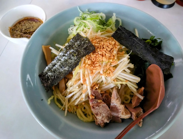 「みそネギまぜそば ￥900」@ラーメンショップ太郎 越生店の写真