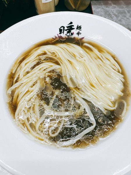 「冷製かけイカ煮干し塩」@麺や 睡蓮の写真