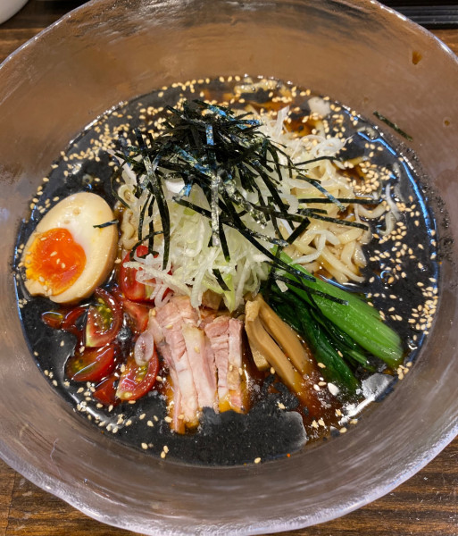 「【限定】黒胡麻と黒酢の冷やし中華　1350円」@櫻井中華そば店の写真