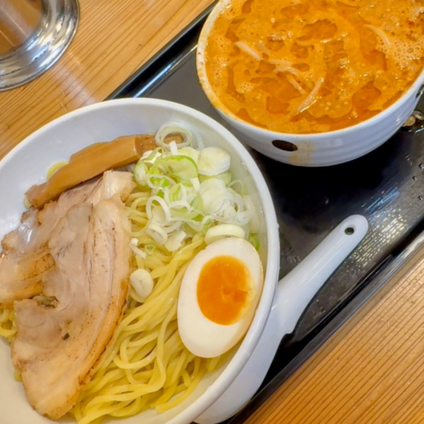 「辛みそつけ麺 990円」@自家製麺 麺屋 虎治の写真