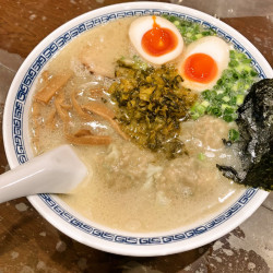 高菜雲呑麺(塩)(1,960円)