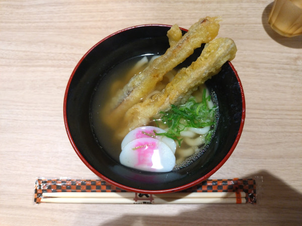 「ミニごぼ天うどん350円」@資さんうどん 両国店の写真