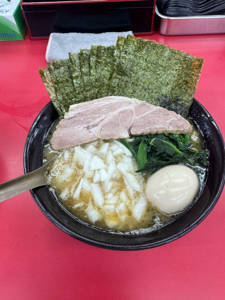 「のり増しらーめん玉ねぎ」@武蔵家直系 ぼうそう家の写真