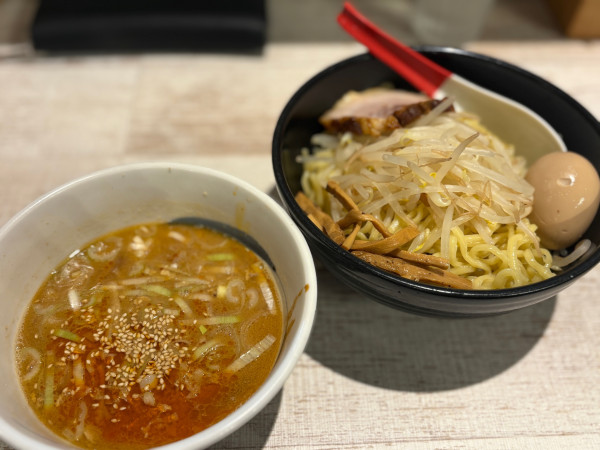 「味噌つけ麺(大盛)+味玉」@麺屋 誉の写真