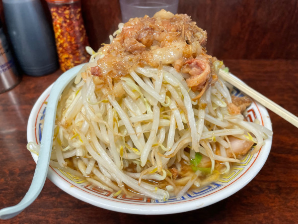 「ミニラーメン　700円」@ラーメン二郎 めじろ台店の写真