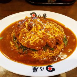 メンチカレー＋チーズ＋ほうれん草
