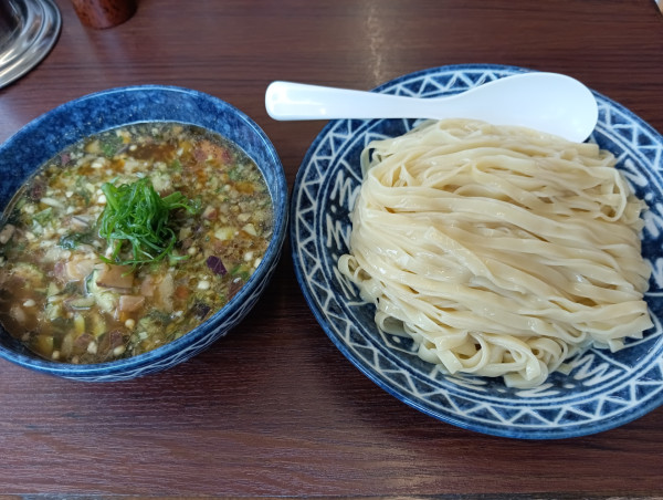 「（限定A）夏野菜の冷たいつけめん¥1200」@麺庵ちとせの写真