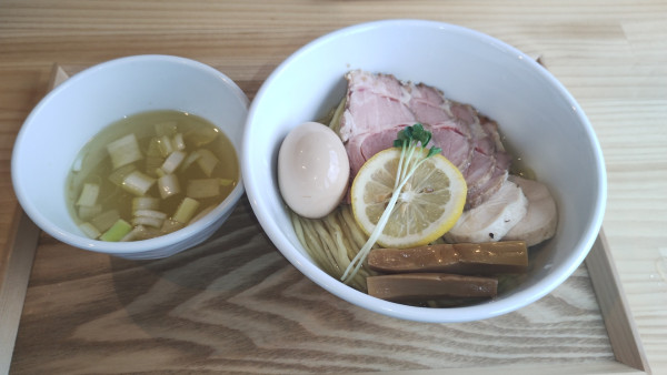 「特製昆布水つけ麺（塩）」@MENYA TOMOSHIBIの写真