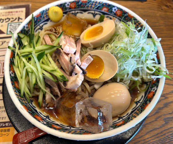 「昆布水冷やし中華(1,100¥)」@純米味噌らーめん みそら堂 おもちゃのまち店の写真