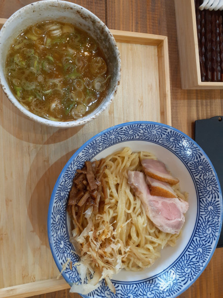 「鴨白湯つけそば」@ラーメンキッチン 元氣の写真