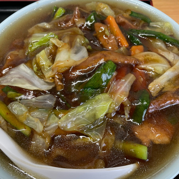 「スタミナラーメン（魚介スープ）1,100円」@スタミナラーメン 一伸の写真