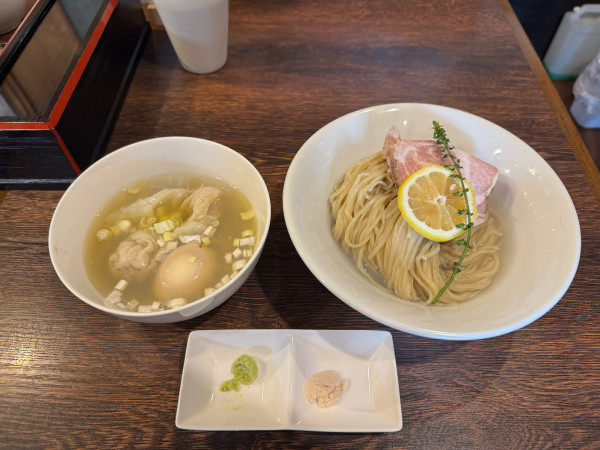 「【限定】しじみ昆布水の冷たい貝出汁つけ麺」@麺屋 真心の写真