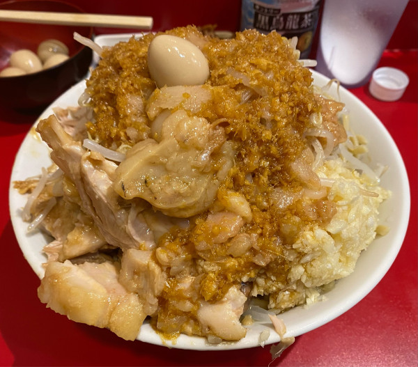 「冷やし中華  豚2枚  ほぐし豚  うずら」@麺屋HEROの写真