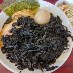 佐野岩海苔らー麺＋味玉､プチチャーシュー丼