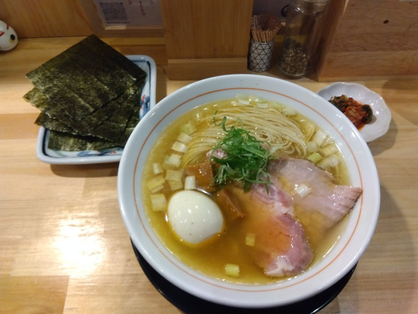 「塩そば+有明海苔」@麺処 全ての写真