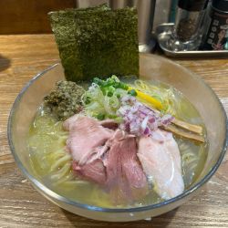 牡蠣しお中華そば(冷やし)