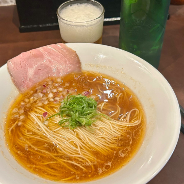 「オマール海老ラーメン+ハートランド小瓶」@RAMEN KAIBUTSU 野毛店の写真