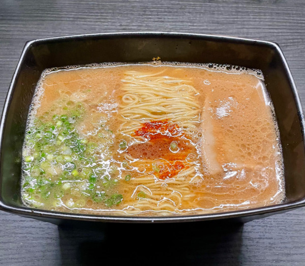 「釜だれとんこつラーメン」@一蘭 天神西通り店の写真