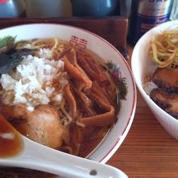 Gセット　ラ～メン＋ミニ全部のせ丼　¥1250