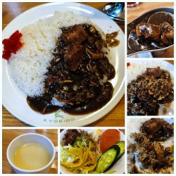 ポークカレー＋小サラダ＝1700円