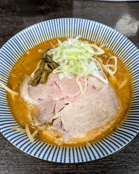 「灼辛味噌らーめん 1,300円」@灼味噌らーめん 八堂八の写真