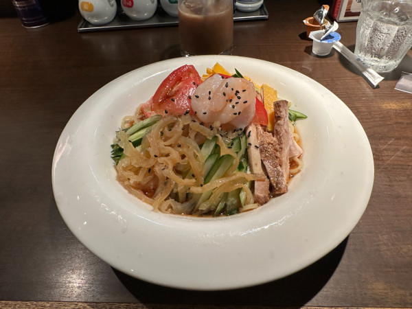「冷し中華（並盛）1,080円→980円」@上海華龍 ヤマダ電機LABI1高崎店の写真