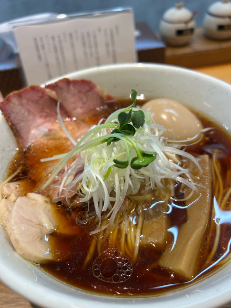 「特製鶏醤油らぁ麺」@らぁ麺 椿の写真
