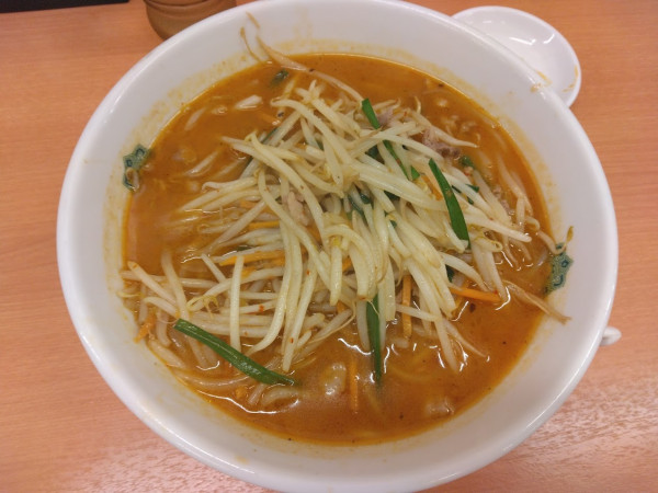 「味噌ラーメン610円(ニンニクをお願い)」@日高屋 南柏西口店の写真