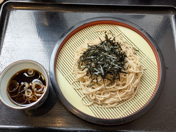 「ざるそば￥480」@信州生そば みのがさ 蔵前橋通り店の写真