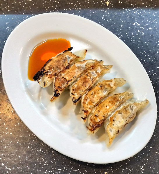 「自家製黒豚ぎょうざ 495円」@麺屋 武将の写真