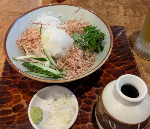 「冷しおろしそば￥950」@角清の写真