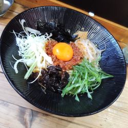 てんやまぜそば 2辛 950円