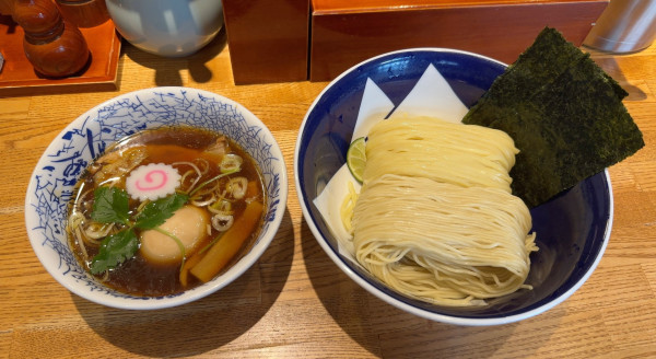 「つけそば　➕　味玉」@つけそば 神田勝本の写真