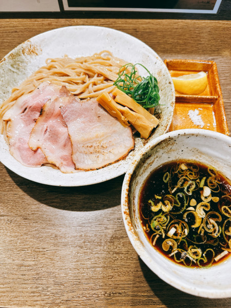 「地鶏清湯つけめん 醤油」@らーめん楓の写真