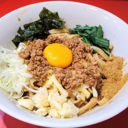 台湾まぜそば並(ニンニク・ホアジャオ)＋チーズ