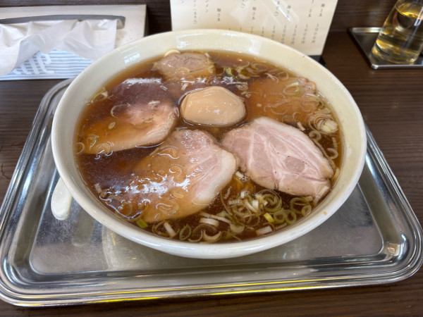 「チャーシューメン（1400）玉子入り（100）」@一ツ橋 大勝軒の写真