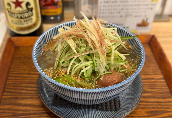 「冷たい精進中華そば ¥1420」@キッチンきらくの写真