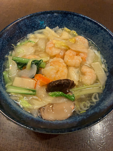 「海老つゆそば　1408円」@麺菜家 北斗 青山店の写真