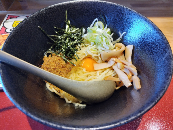 「【限定】どうずら限定　和雷紋【和風和えそば】　※鶏チャー抜き」@雷紋そば 龍飛鳳舞の写真