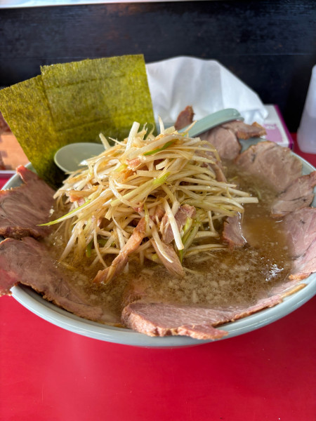 「ネギチャーシュー中」@ラーメンショップ つくば店の写真
