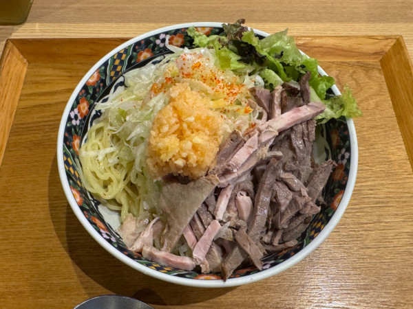 「【限定】冷やしネギそば＋にんにく」@Handicraft Worksの写真