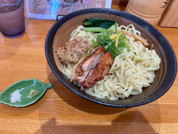 「牡蠣油と鯖の鶏白湯つけ麺」@麺寿 とものやの写真